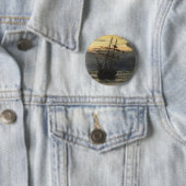 Der Meer-Strand nach einer Sturm-Zeit, Dämmerung Button (Beispiel)