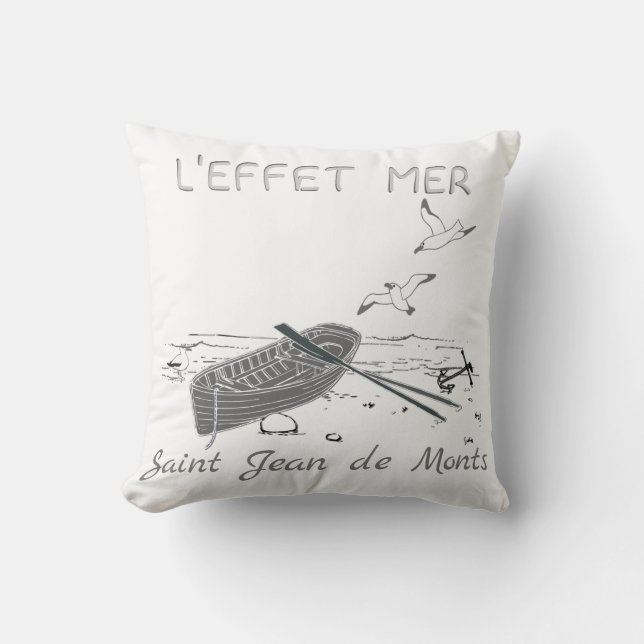 Der Meereseffekt - Anpassung Kissen (Vorderseite)