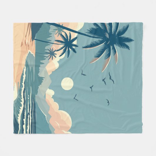 Der Meeresgrund Fleecedecke (Vorderseite (Horizontal))