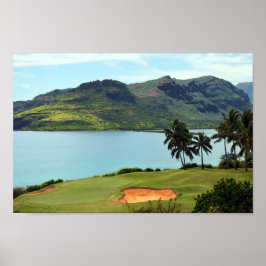 Der Meereskurs in Hokuala, Lihue, Kauai, Hawaii Poster