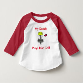 Der mein Vati spielt sleeved Shirt des Disc-Golfs