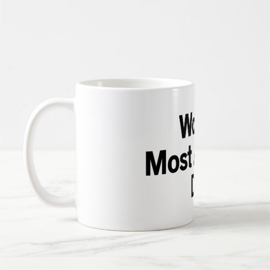 Der meiste durchschnittliche Vater der Welt Kaffeetasse (Links)