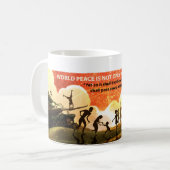 Der meiste große Frieden Kaffeetasse (Vorderseite Links)