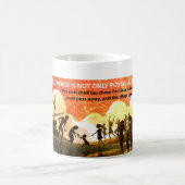 Der meiste große Frieden Kaffeetasse (Mittel)