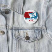 Der meiste wertvolle Fotograf Button (Beispiel)
