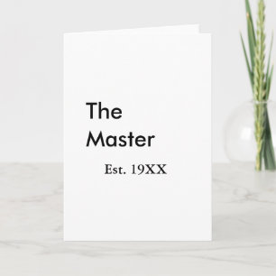 Der Meister Boss Name EST-Jahr Datum Mann König Ti Karte