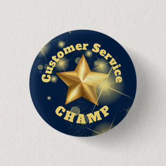 Der Meister des Kundenservice mit dem Goldstar-Awa Button