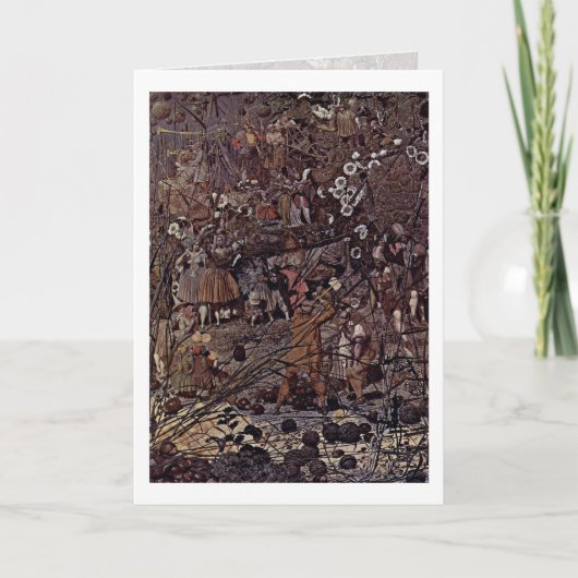 Der Meisterstrom der Fairy Feller von Richard Dadd Karte (Vorderseite)