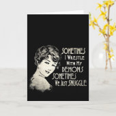 Der Meme der sarkastischen Phrasen-Frauen, Karte (Gelbe Blume)