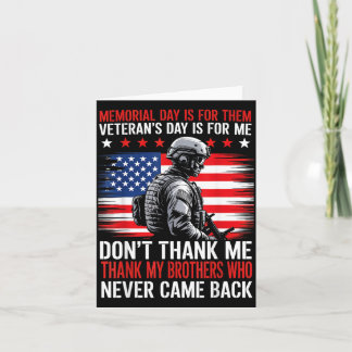 Der Memorial Day ist für Veteranen. Der Veterans D Karte