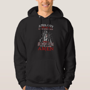 Der Mens April Typ hat mich mit meinem Kopf gesehe Hoodie