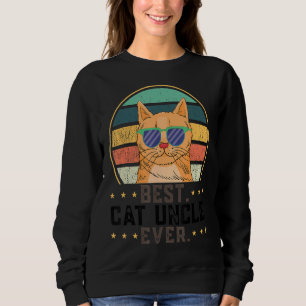 Der Mens bester KatzenOnkel je Onkel Feline Sweatshirt