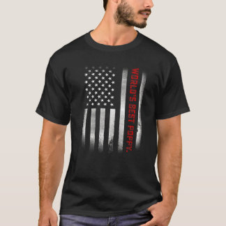 Der Mens Vathers Day - die beste Mohnflagge aller  T-Shirt