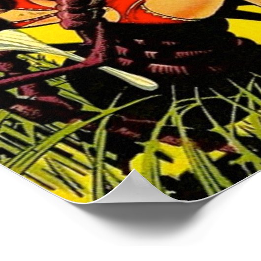 Der Mensch auf der Venus Poster (Ecke)