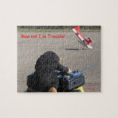 Der Mensch bin ich in Schwierigkeiten! Puzzle (Horizontal)