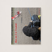 Der Mensch bin ich in Schwierigkeiten! Puzzle (Vertikal)