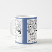 Der Mensch braucht eine Karte für ein Open Plan Of Kaffeetasse (Vorderseite Links)