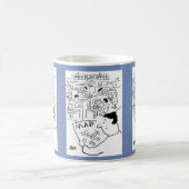 Der Mensch braucht eine Karte für ein Open Plan Of Kaffeetasse (Mittel)