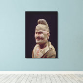 Der Mensch, der entlang der Seidenstraße reist, im Leinwanddruck (Insitu (Holzboden))