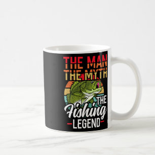 Der Mensch, der Mythos, der Fisch lebt die Jagd Kaffeetasse