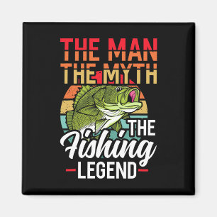 Der Mensch, der Mythos, der Fisch lebt die Jagd Magnet