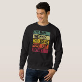 Der Mensch der Mythos der Legende Nope nur Jeffrey Sweatshirt (Vorne ganz)