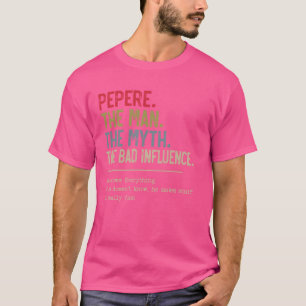 Der Mensch, der Mythos, der schlechte Einfluss auf T-Shirt