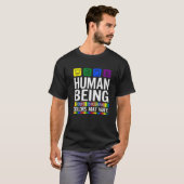 Der Mensch, der zu 100 % Bio ist, kann LGBT-Prid v T-Shirt (Vorne ganz)