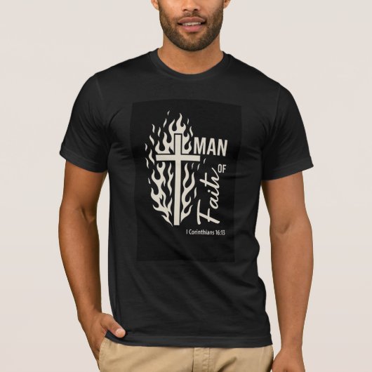 Der Mensch des Glaubens T-Shirt (Vorderseite)