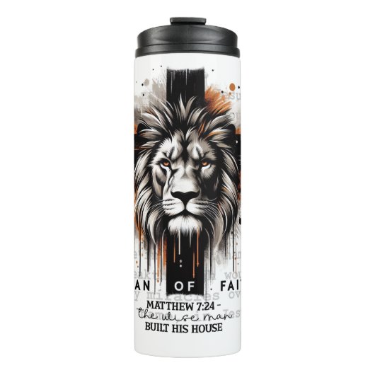 Der Mensch des Glaubens Thermosbecher (Vorderseite)