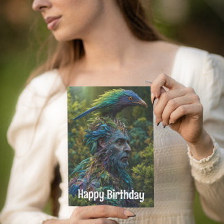 Der Mensch des Waldes Postkarte