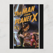 Der Mensch fon Planet X Postkarte (Vorderseite)