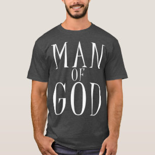 Der Mensch Gottes Jesus Gott Religiöse T-Shirt