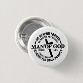 Der Mensch Gottes, keine gegen mich gewachsene Waf Button (Vorne & Hinten)