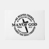 Der Mensch Gottes, keine gegen mich gewachsene Waf Fußmatte (Vorderseite)