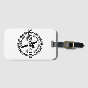 Der Mensch Gottes, keine gegen mich gewachsene Waf Gepäckanhänger