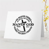 Der Mensch Gottes, keine gegen mich gewachsene Waf Karte (Gelbe Blume)