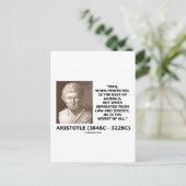 Der Mensch hat das beste Tierrecht Richtigkeit am  Postkarte (Stehend Vorderseite)