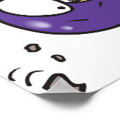 Der Mensch hing von einem Seil Poster (Ecke)