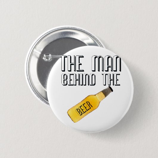 Der Mensch hinter dem Bier Button (Vorne & Hinten)