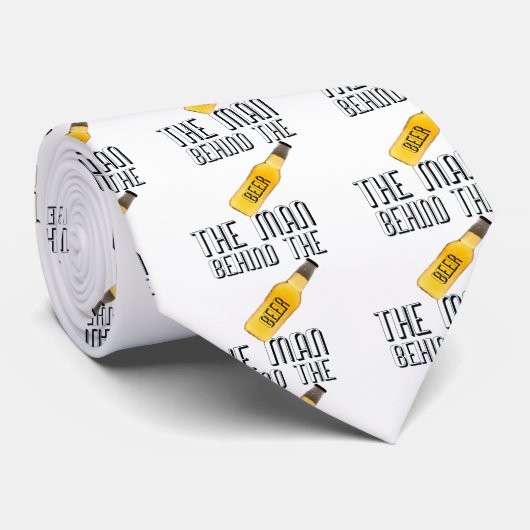 Der Mensch hinter dem Bier Krawatte (Gerollt)