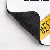 Der Mensch hinter dem Bier Mousepad (Ecke)