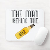 Der Mensch hinter dem Bier Mousepad (Mit Mouse)