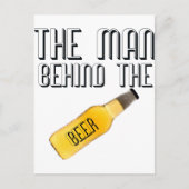 Der Mensch hinter dem Bier Postkarte (Vorderseite)
