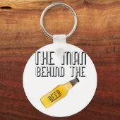 Der Mensch hinter dem Bier Schlüsselanhänger (Vorderseite)