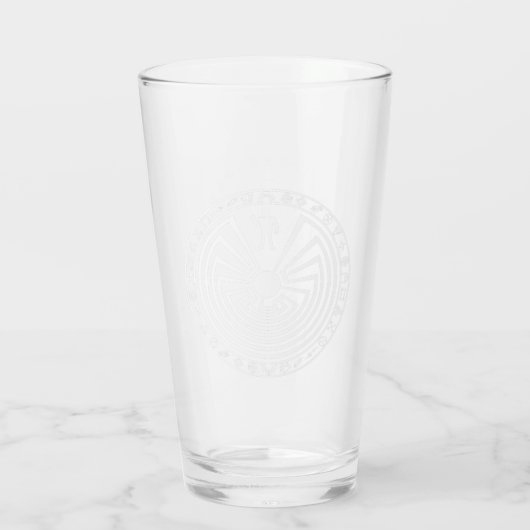 Der Mensch im Maze Glas (Rückseite)