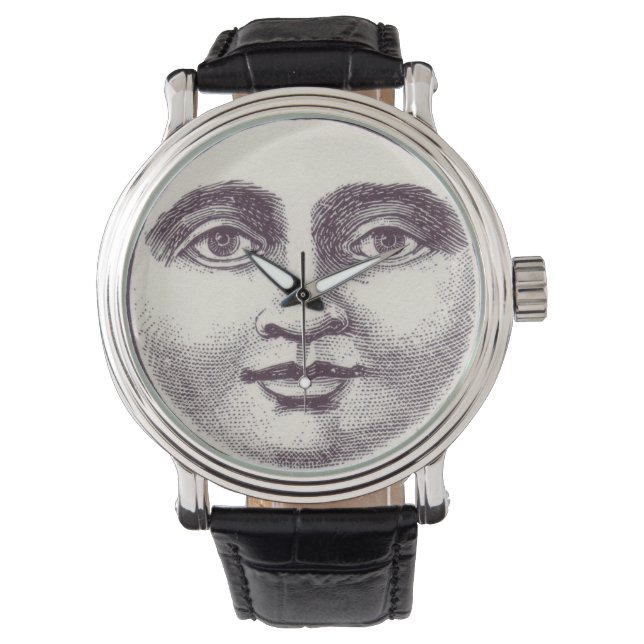 Der Mensch im Mond Armbanduhr (Vorderseite)
