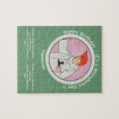 Der Mensch im Mond Gänse Geburtstagsgegenstände Puzzle (Horizontal)