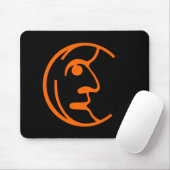Der Mensch im Mond Mousepad (Mit Mouse)