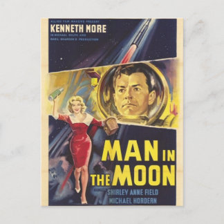 Der Mensch im Mond Postkarte